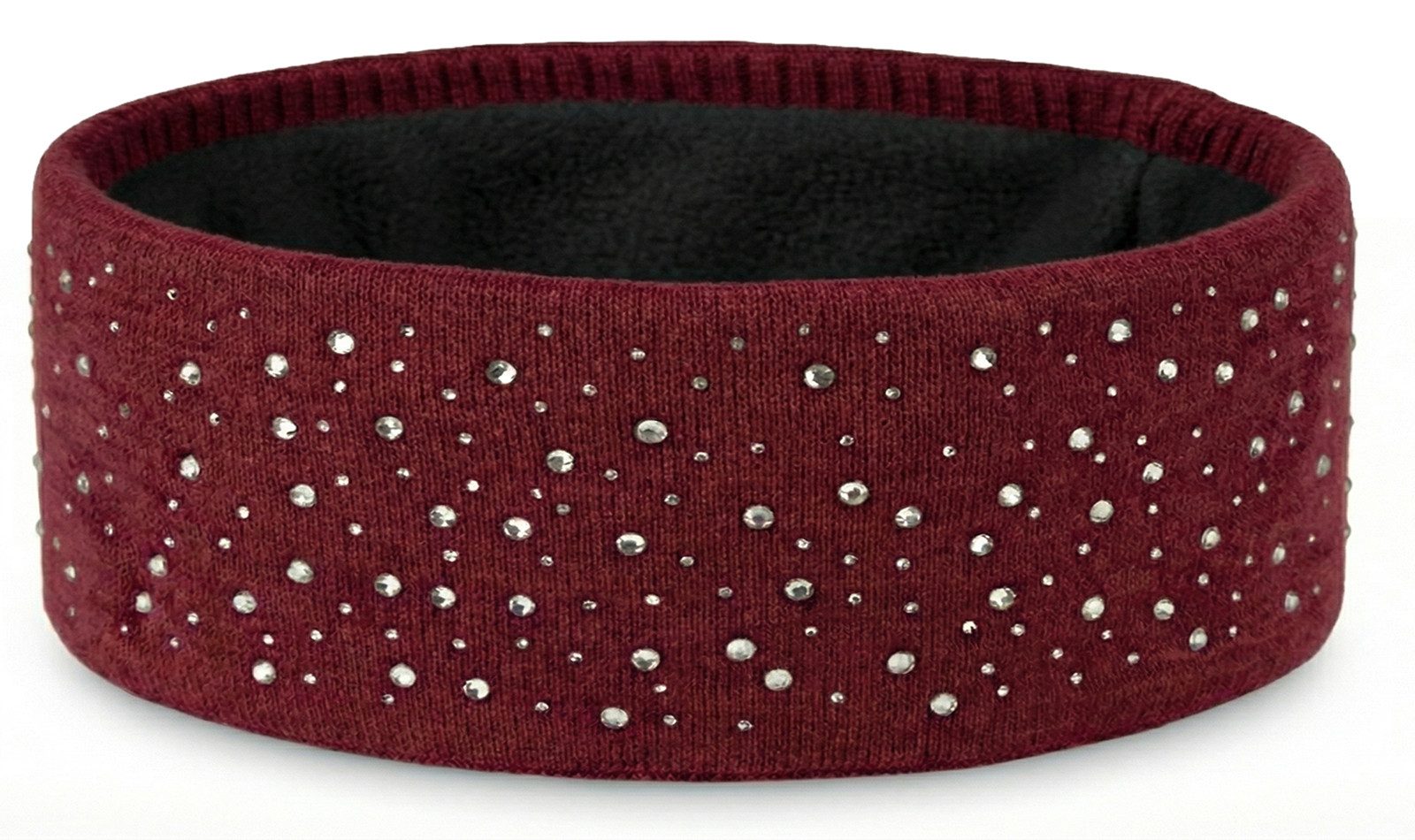 styleBREAKER Stirnband Feinstrick Stirnband mit Strass (1-St) günstig online kaufen