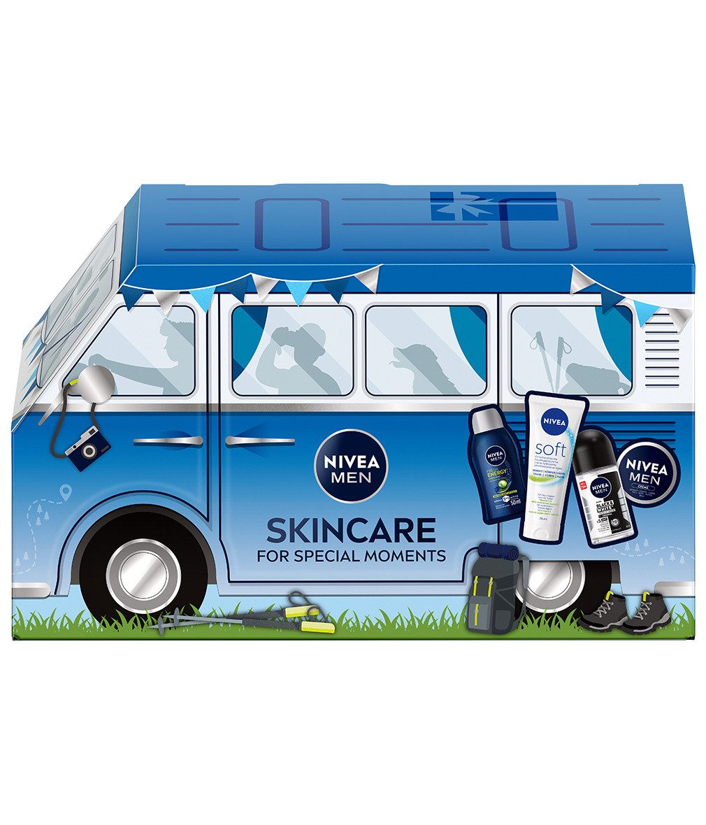 Nivea Hautpflege-Set MEN Mini Bus Male 2026 - Geschenkset im Bus‑Design 4 Pflege‑Essentials Set – Bild 4 von 5