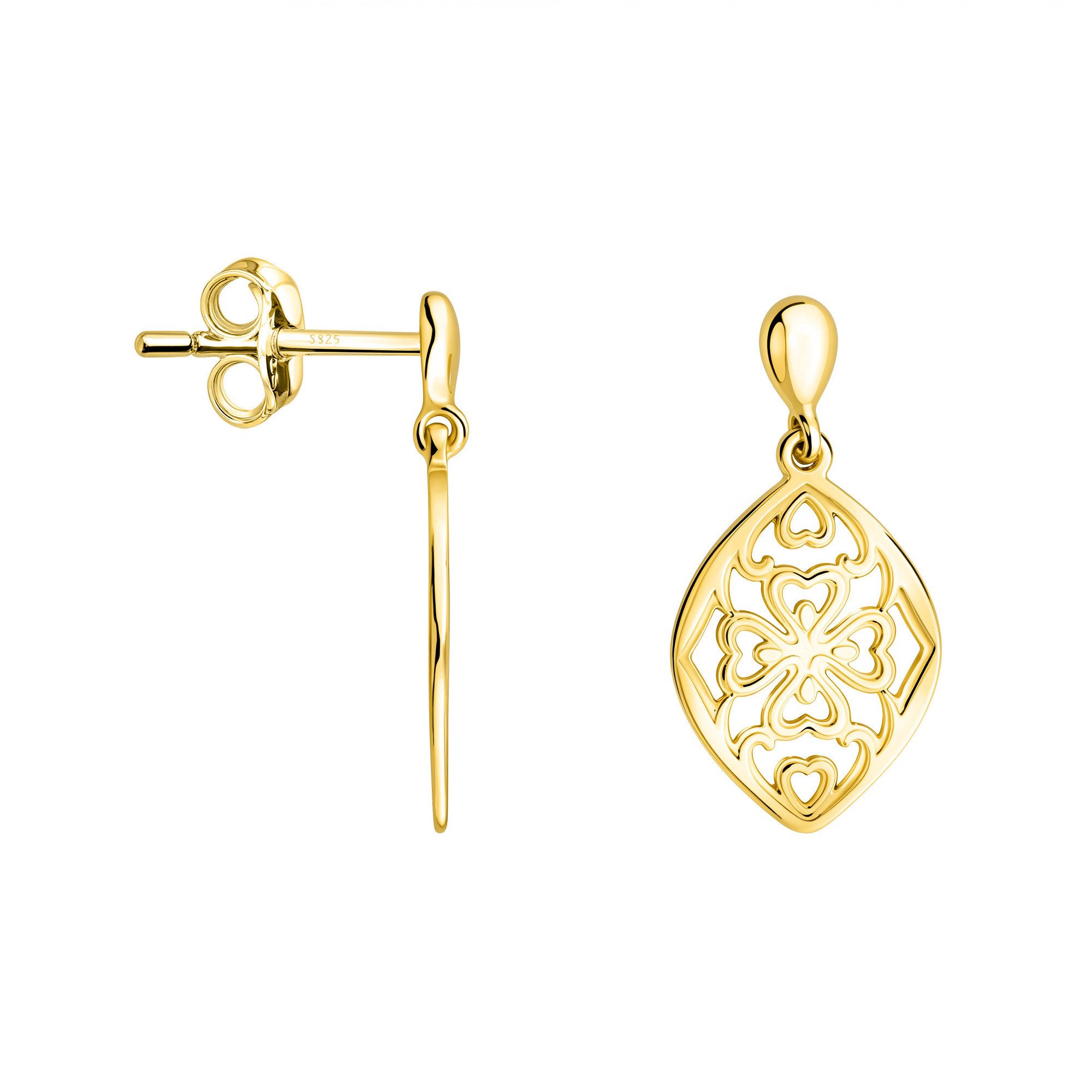 Sofia Milani Paar Ohrstecker Ovales Ornament, günstig online kaufen