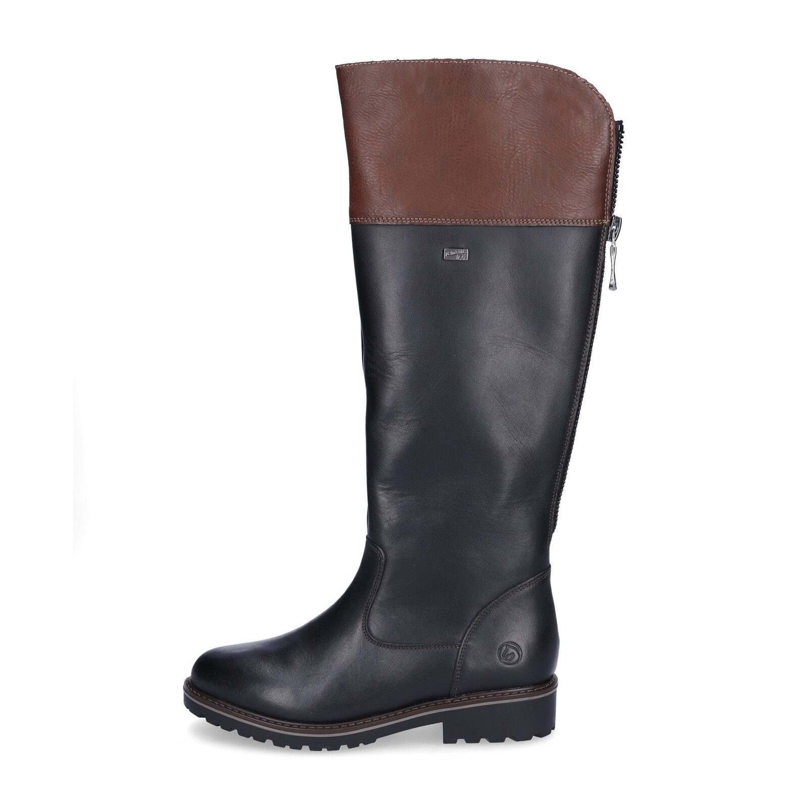 Remonte Remonte Damen Leder Stiefel schwarz braun Stiefel günstig online kaufen