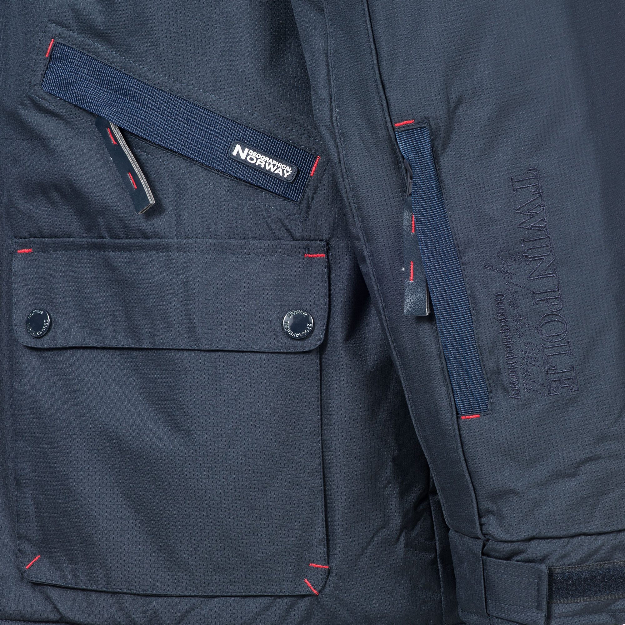 Geographical Norway Parka Herren Outdoor Funktions Jacke Sehr Warm Winter Jacke