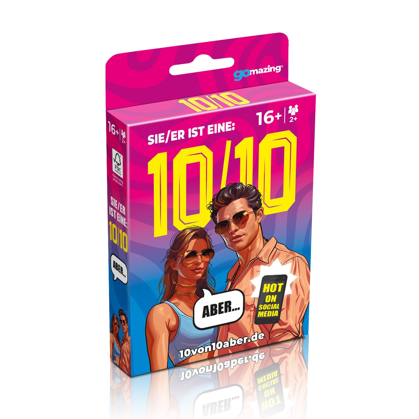 Gomazing Spiel Sie / Er ist eine 10 von 10... aber, Kartenspiel