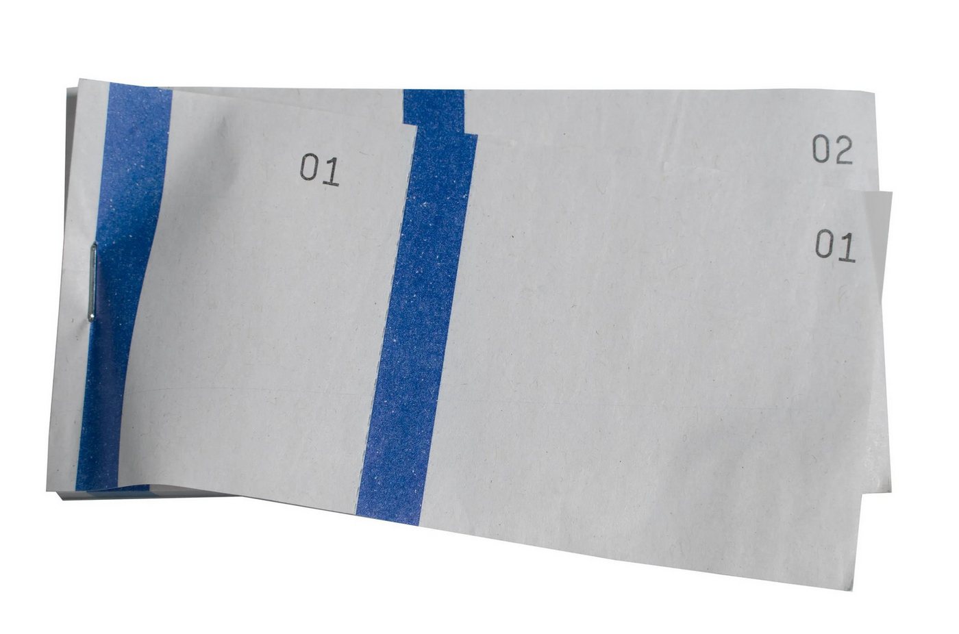 Thumbnail - EXACOMPTA Geschäftspapier 50x Nummernbl 60x135 100 Bl Farbband br - Blau - 96302E, Blocks