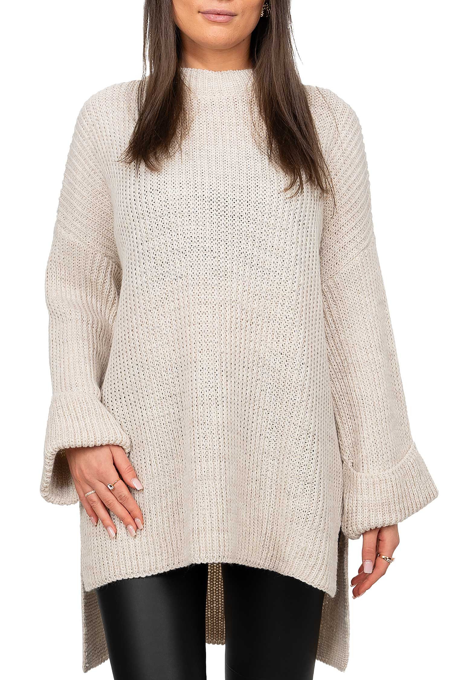 Reichstadt Strickpullover Gemütlicher Oversized Pullover 25RSW067 günstig online kaufen