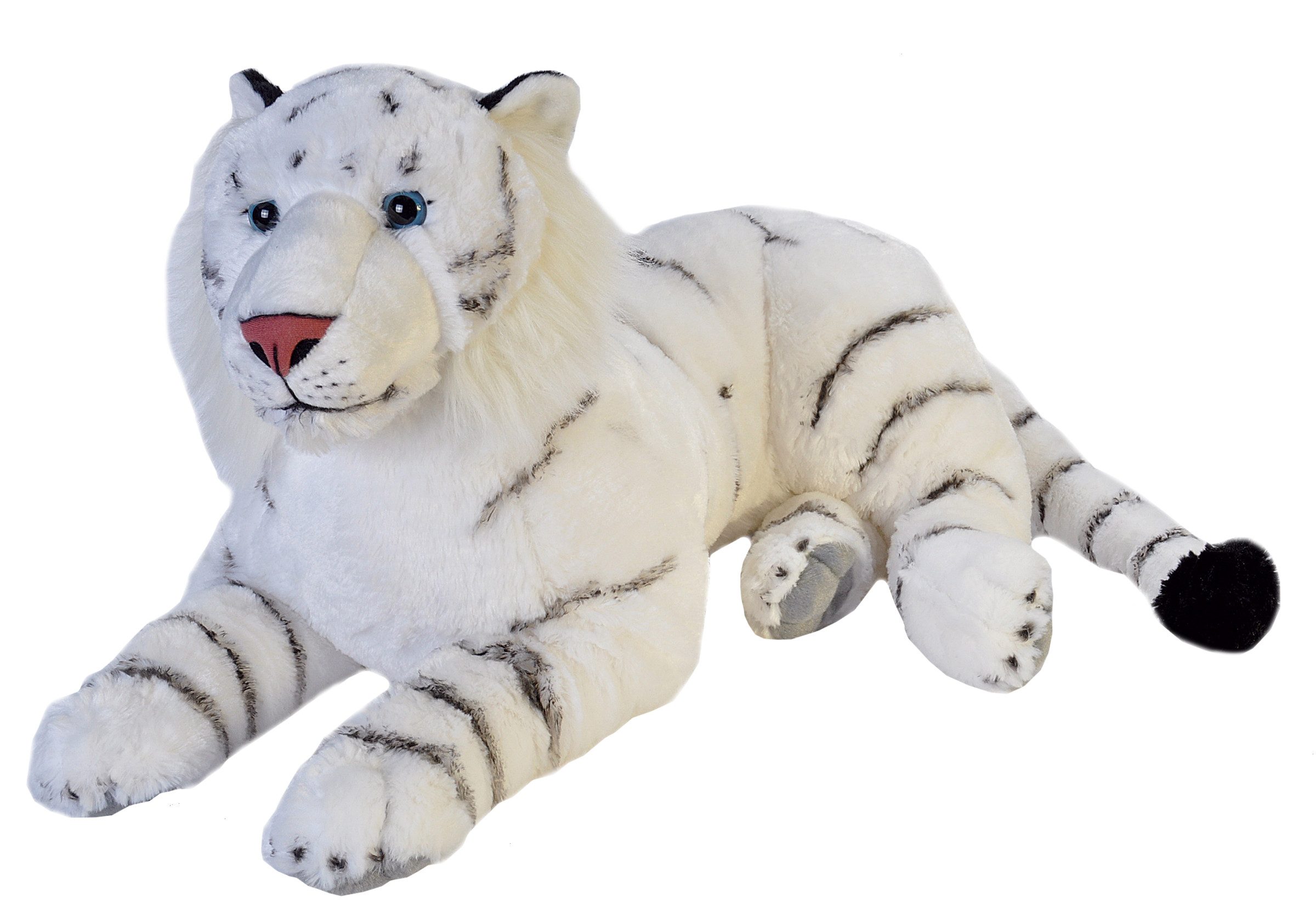 WILD REPUBLIC    Kuscheltier Wild Republic - Kuscheltier - Cuddlekins Jumbo - Weißer Tiger