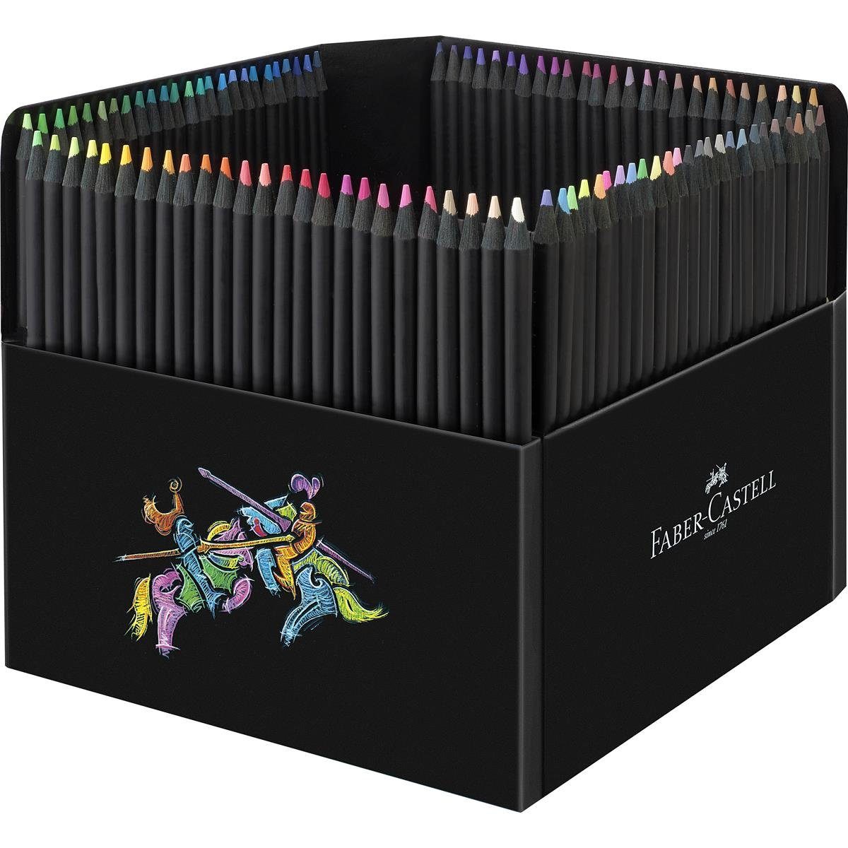 Faber-Castell Künstlerstift Faber-Castell Black Edition Buntstifte - 100er Kartonetui