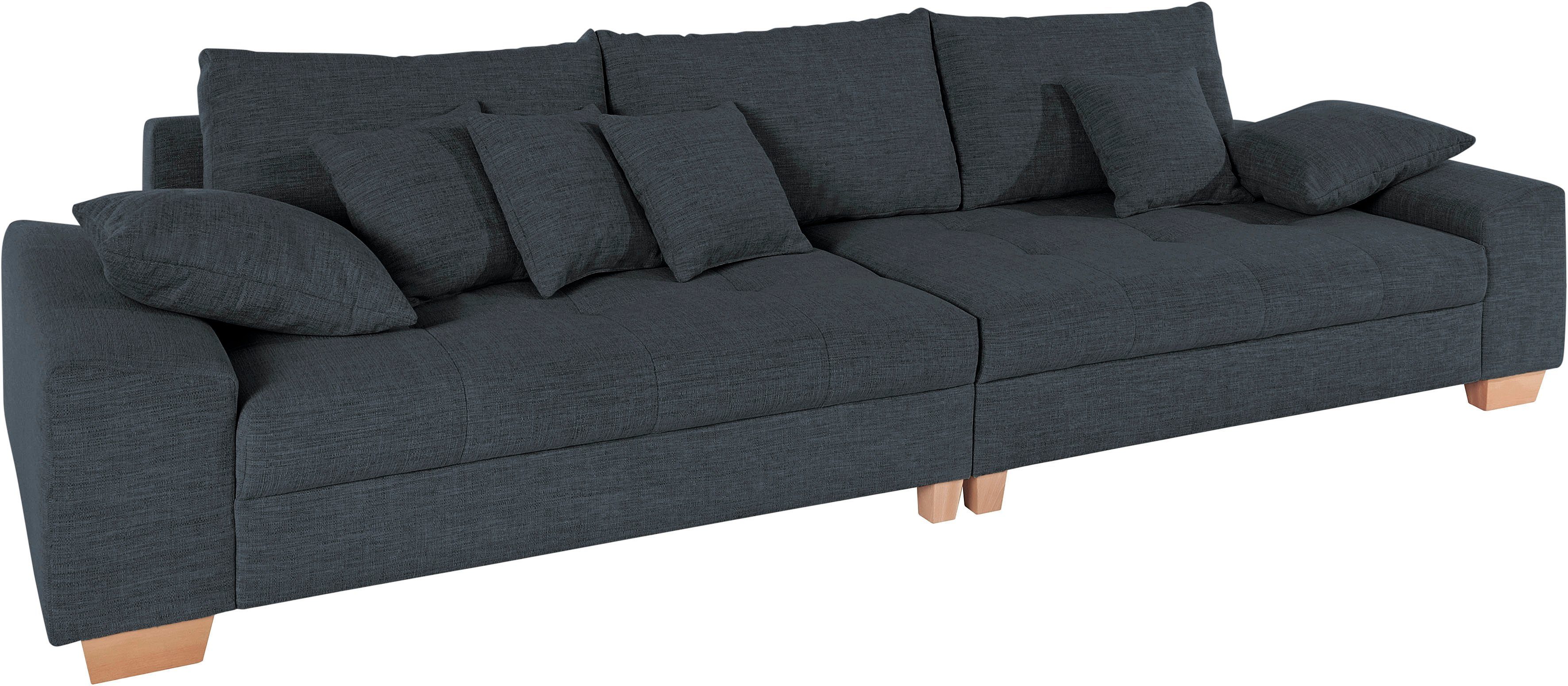 Mr. Couch Big-Sofa Nikita, wahlweise mit Belastung/Sitz) und AquaClean-Stoff (140kg Kaltschaum