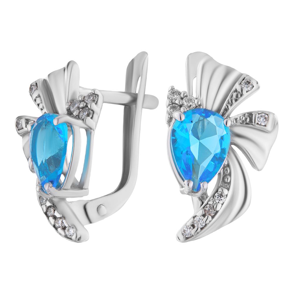 Secretforyou Creolen-Set Ohrringe Kreolen 925 Silber Topas Zirkonia Steine günstig online kaufen