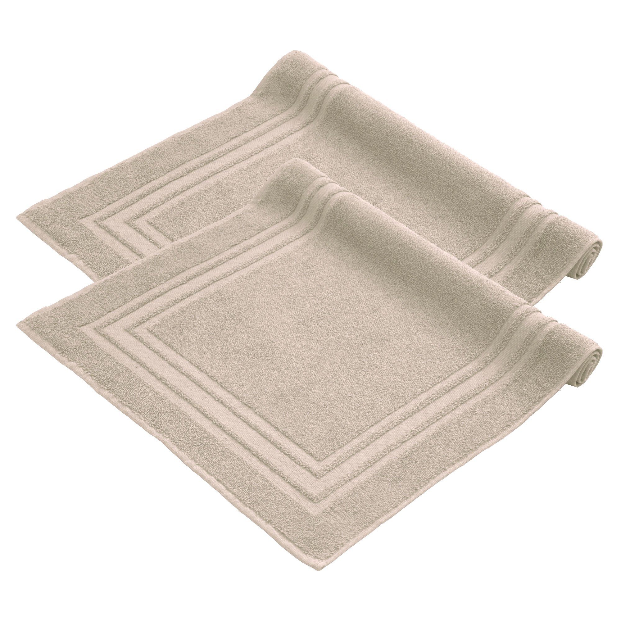 Komfortec Badematte Badvorleger aus 100% Baumwolle, günstig online kaufen