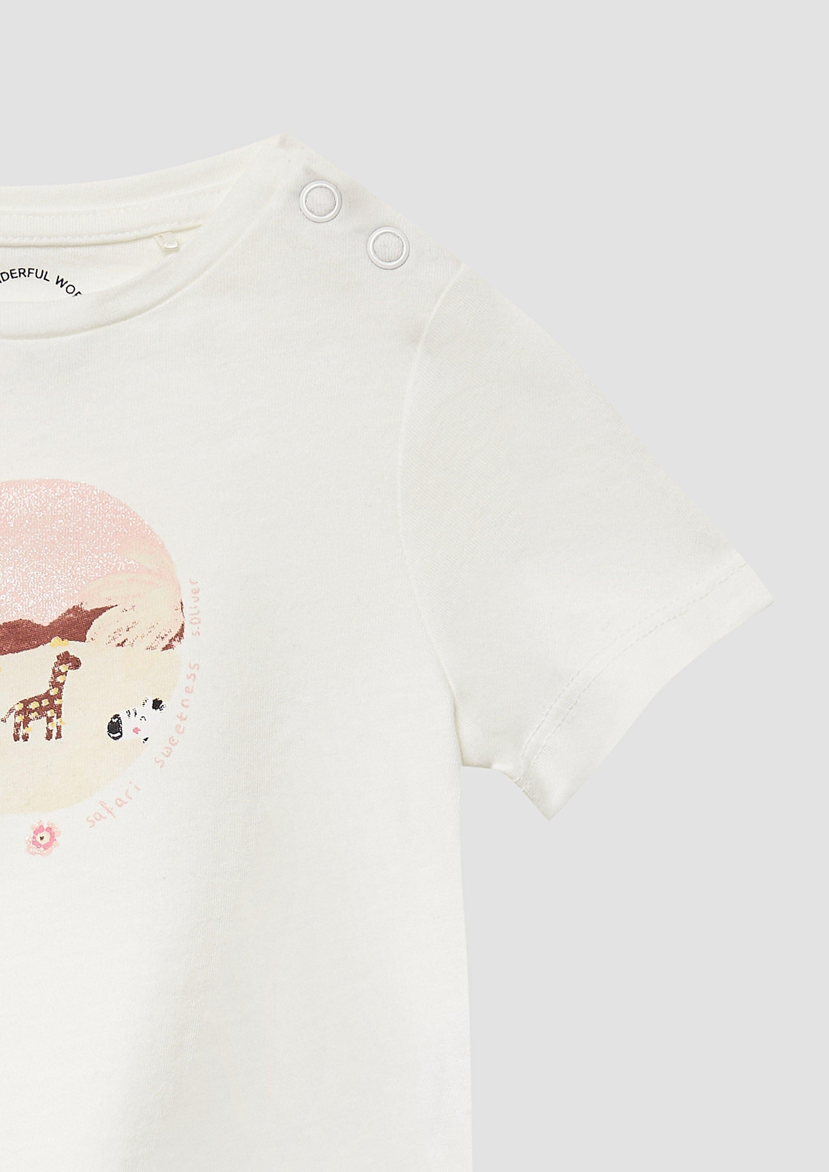 s.Oliver Kurzarmshirt T-Shirt im A-Shape mit günstig online kaufen