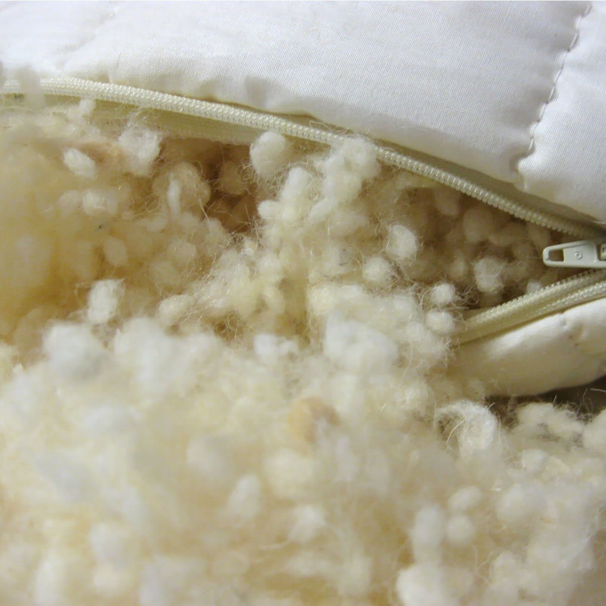 Meivita Naturhaarkissen Merino Schafschurwolle Kopfkissen, Füllung: günstig online kaufen