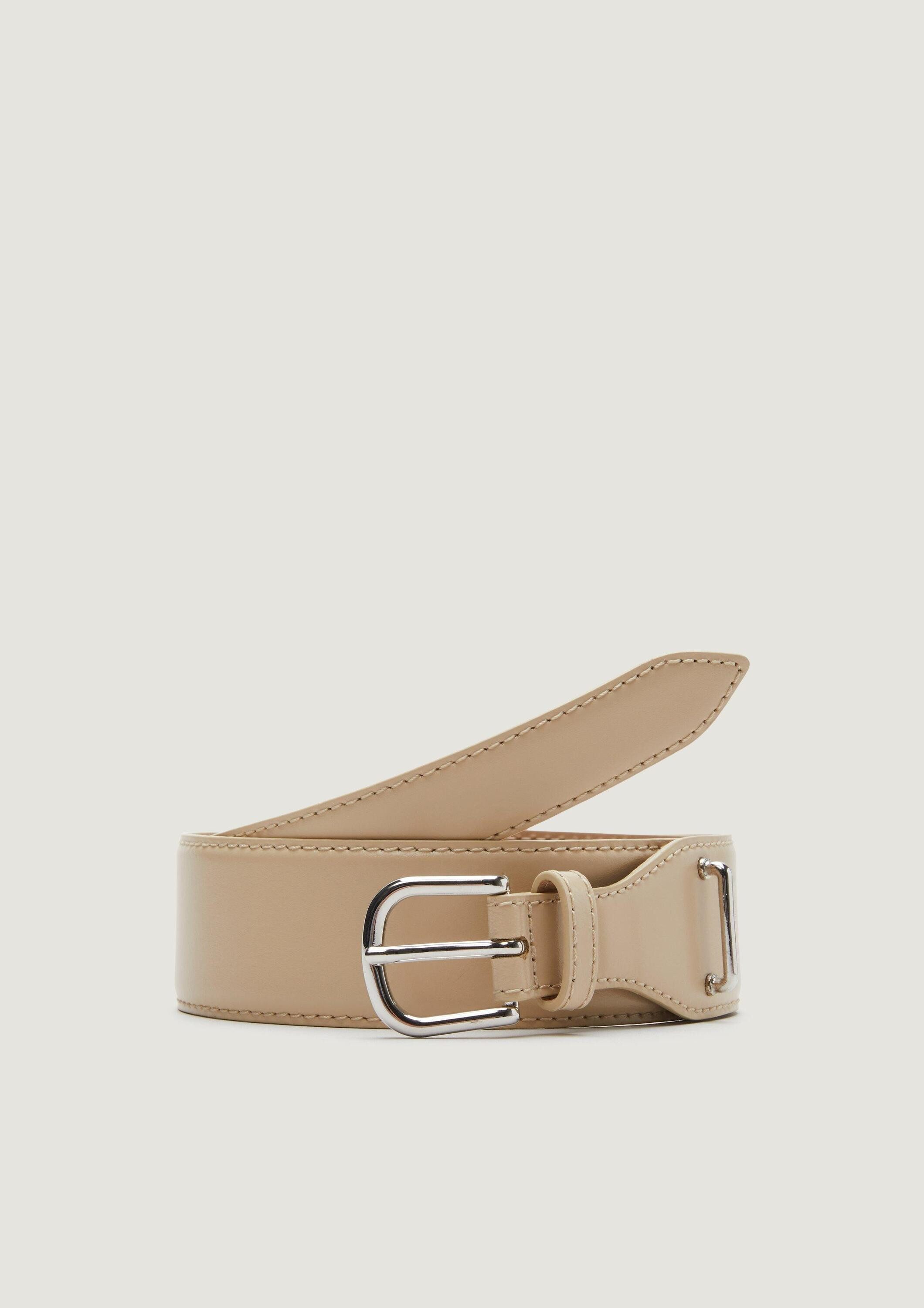 comma Ledergürtel Taillengürtel Ledergürtel mit Dornschließe