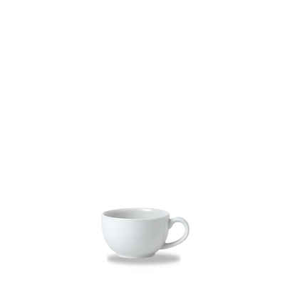 Churchill Tasse Super Vitrified Café Cappuccino-Tasse 17Cl, 12 Stück, Weiß, Porzellan
