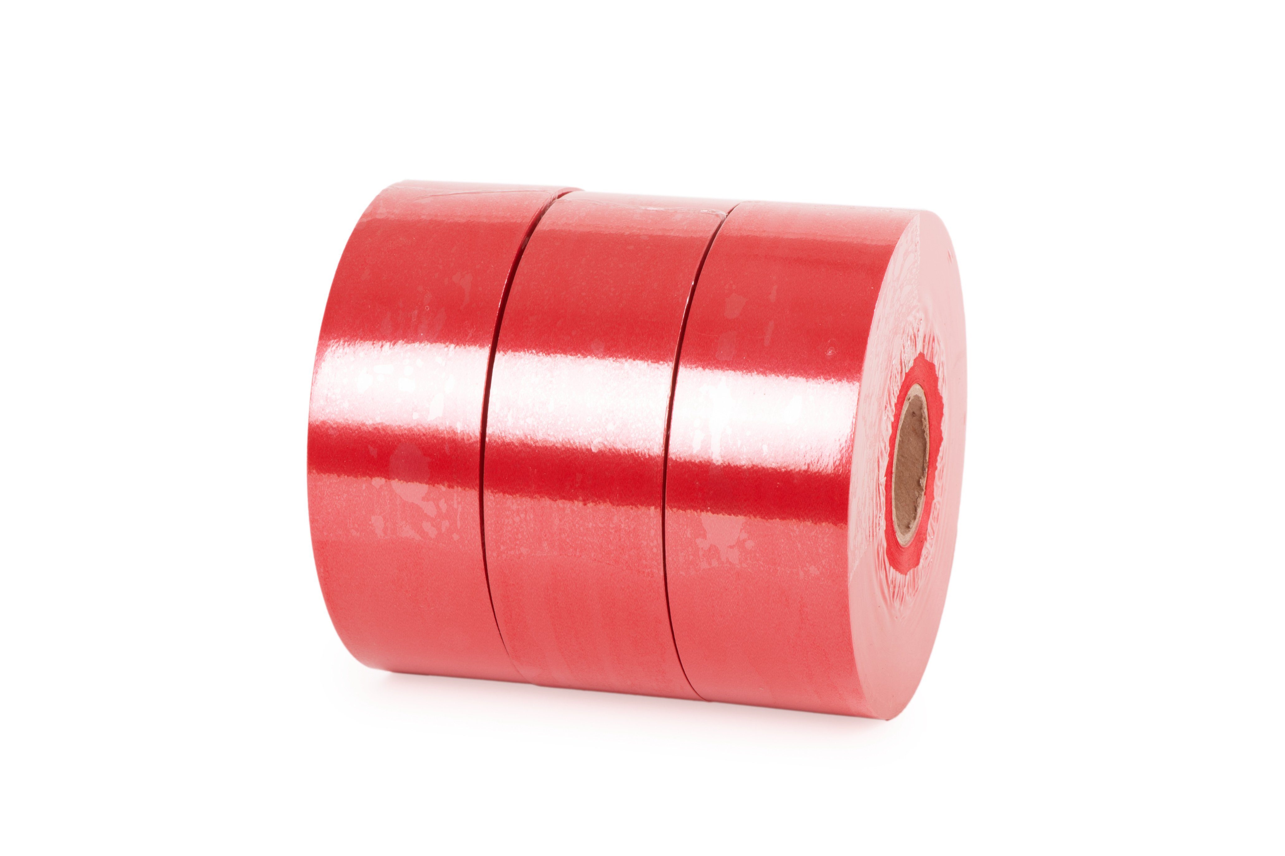 Star Geschenkband, Geschenkband Ringelband 31mm x 100m Rolle Rot