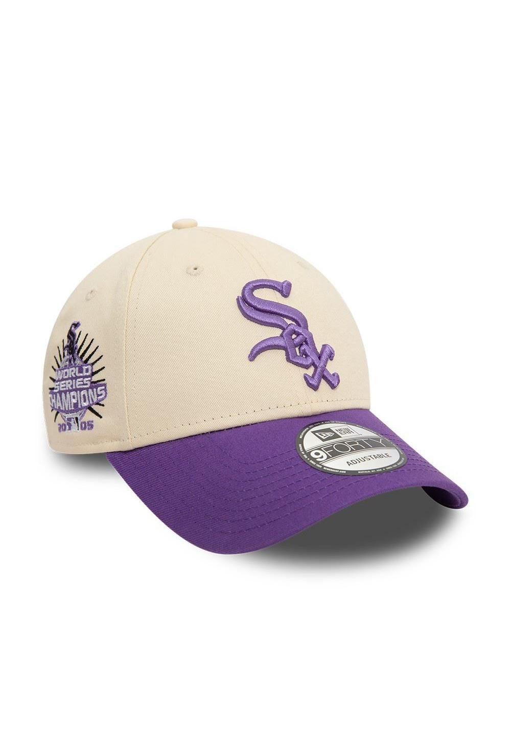 New Era Baseball Cap Chicago White Sox MLB World Series Champions 2005 Sidepatch Beige Lave (1-St)