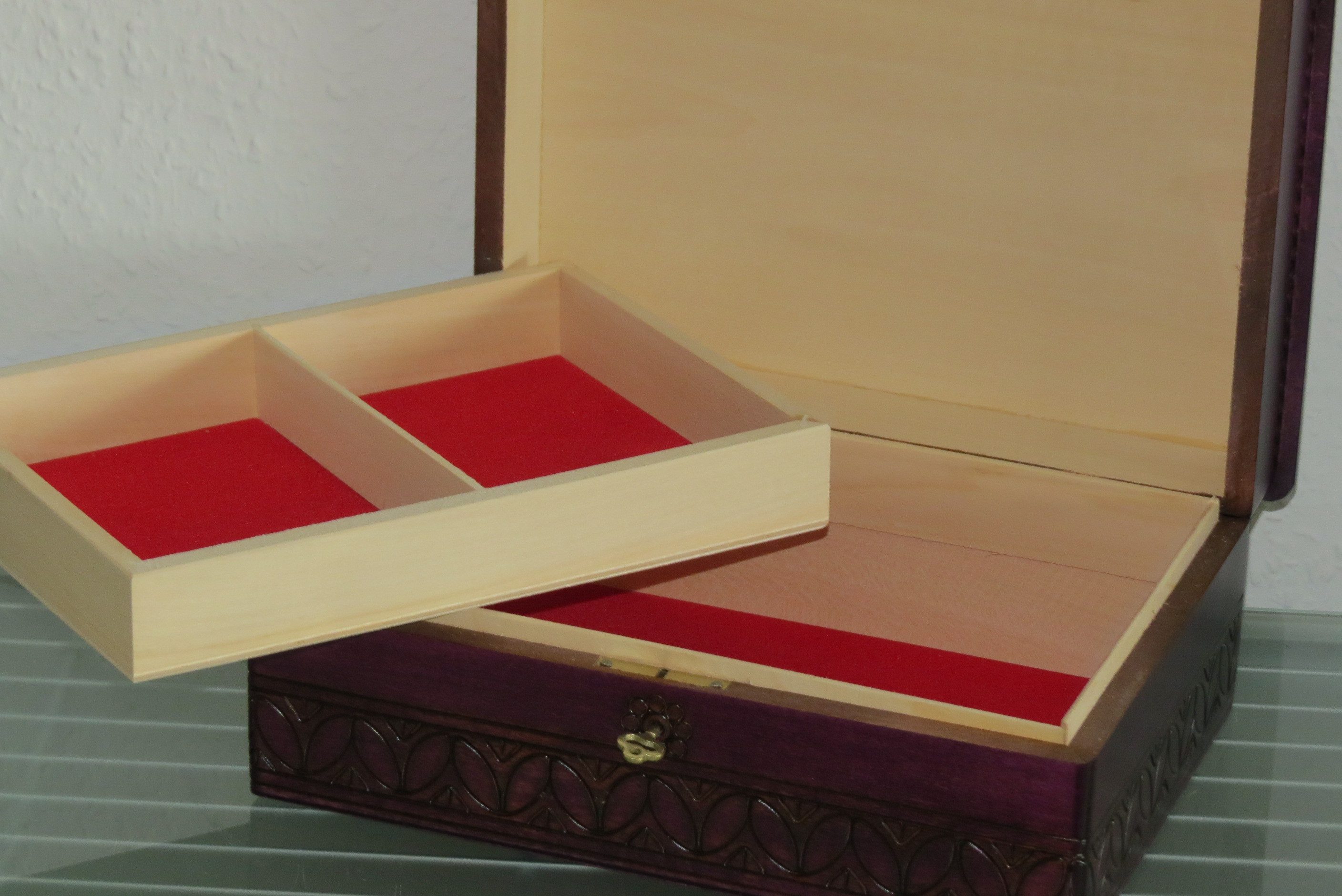 Holzprodukte Nähkästchen Nähkästchen Nähkasten Schmuckkästchen Nähkorb Nähkiste Box Holz