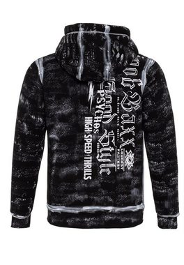 Cipo & Baxx Sweatjacke mit auffälligem Print