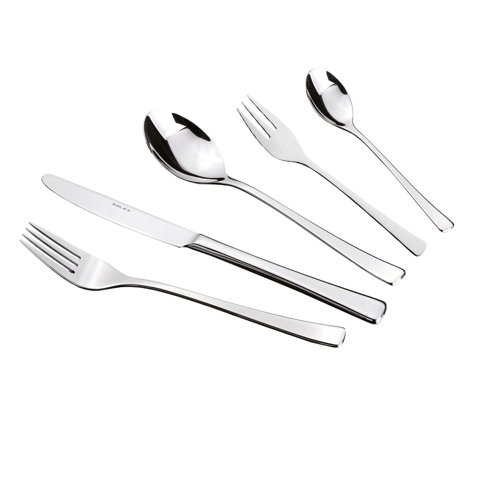 solex Besteck-Set Besteckset 30-tlg. Karina (30-tlg), 6 Personen, Edelstahl 18/10, glänzend