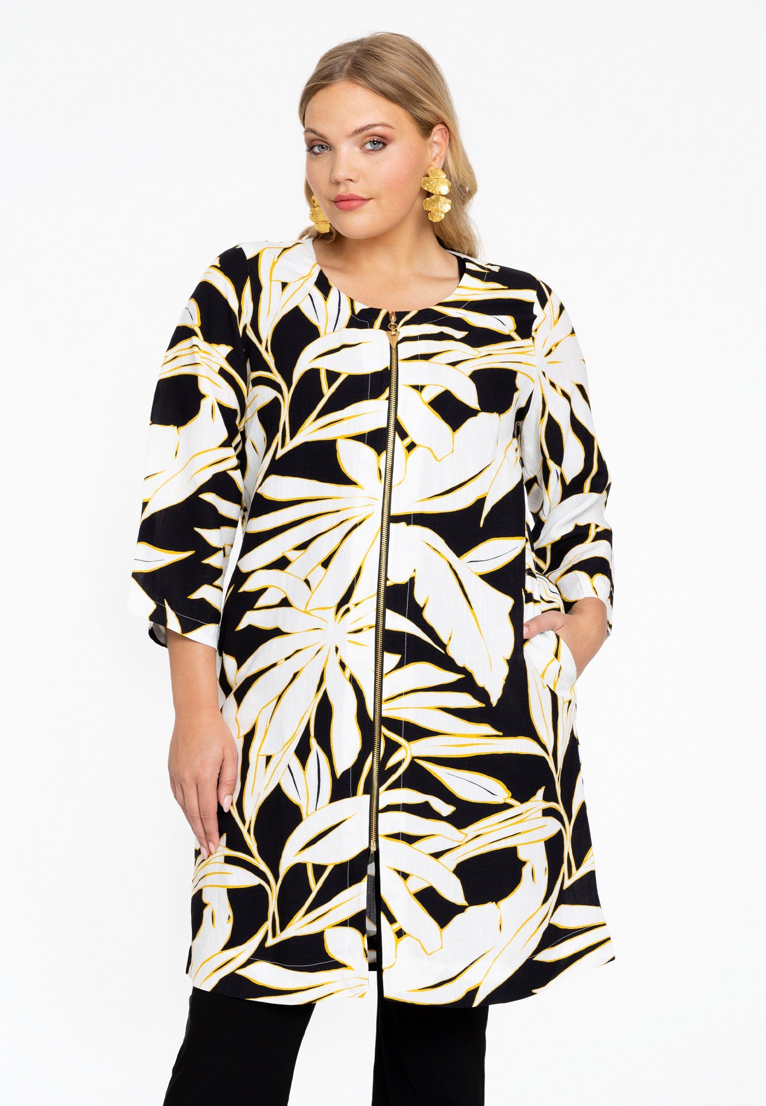 Langmantel Damen Jacke Große Größen