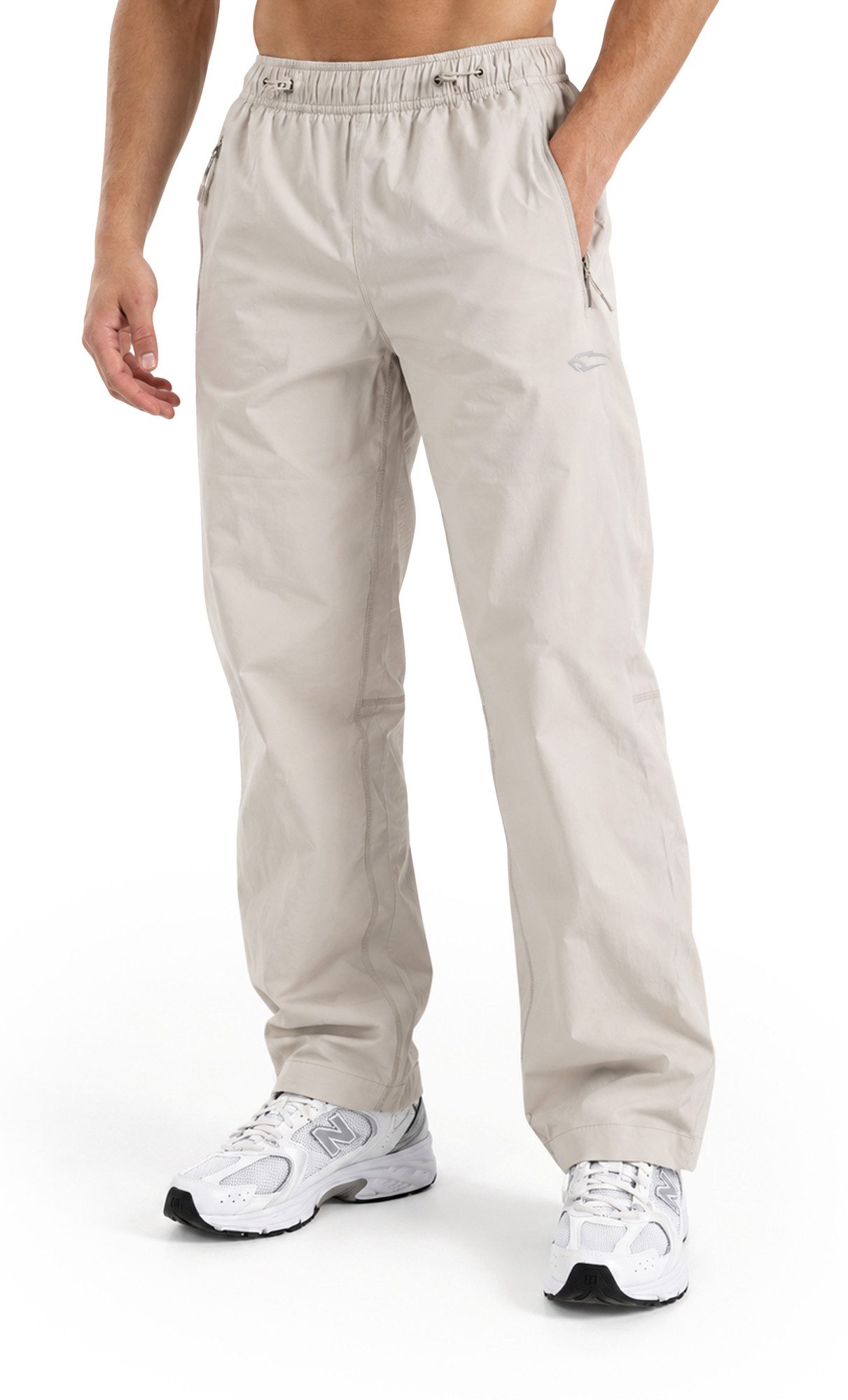 Smilodox Jogginghose Tybrin Trainingshose, Regular Fit, Trackhose für Gym & Freizeit elastischer Bund, Kordelzug, Reißverschlusstaschen, Mesh-Futter