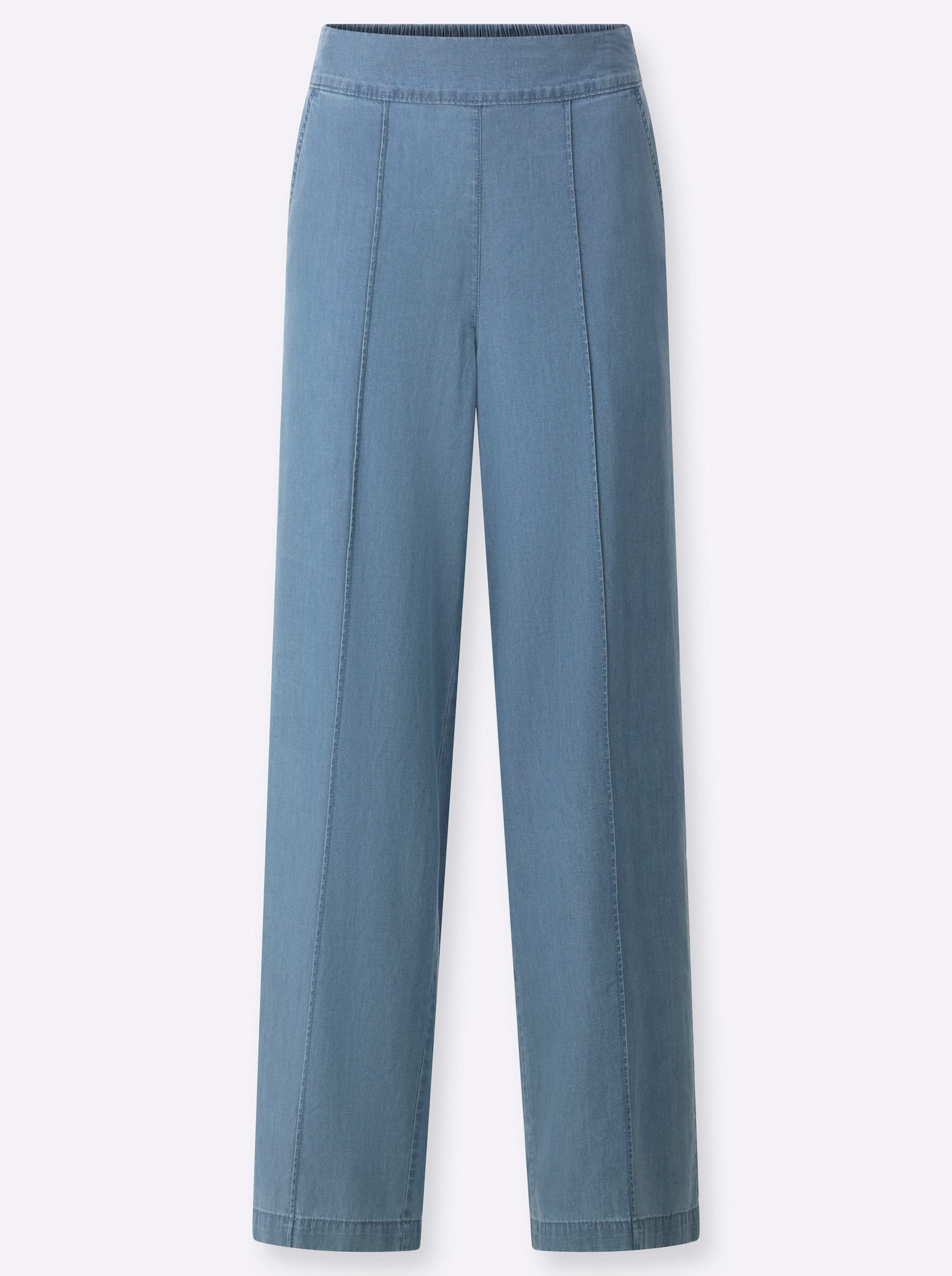 Sieh an! Bequeme Jeans Jeans erhöht