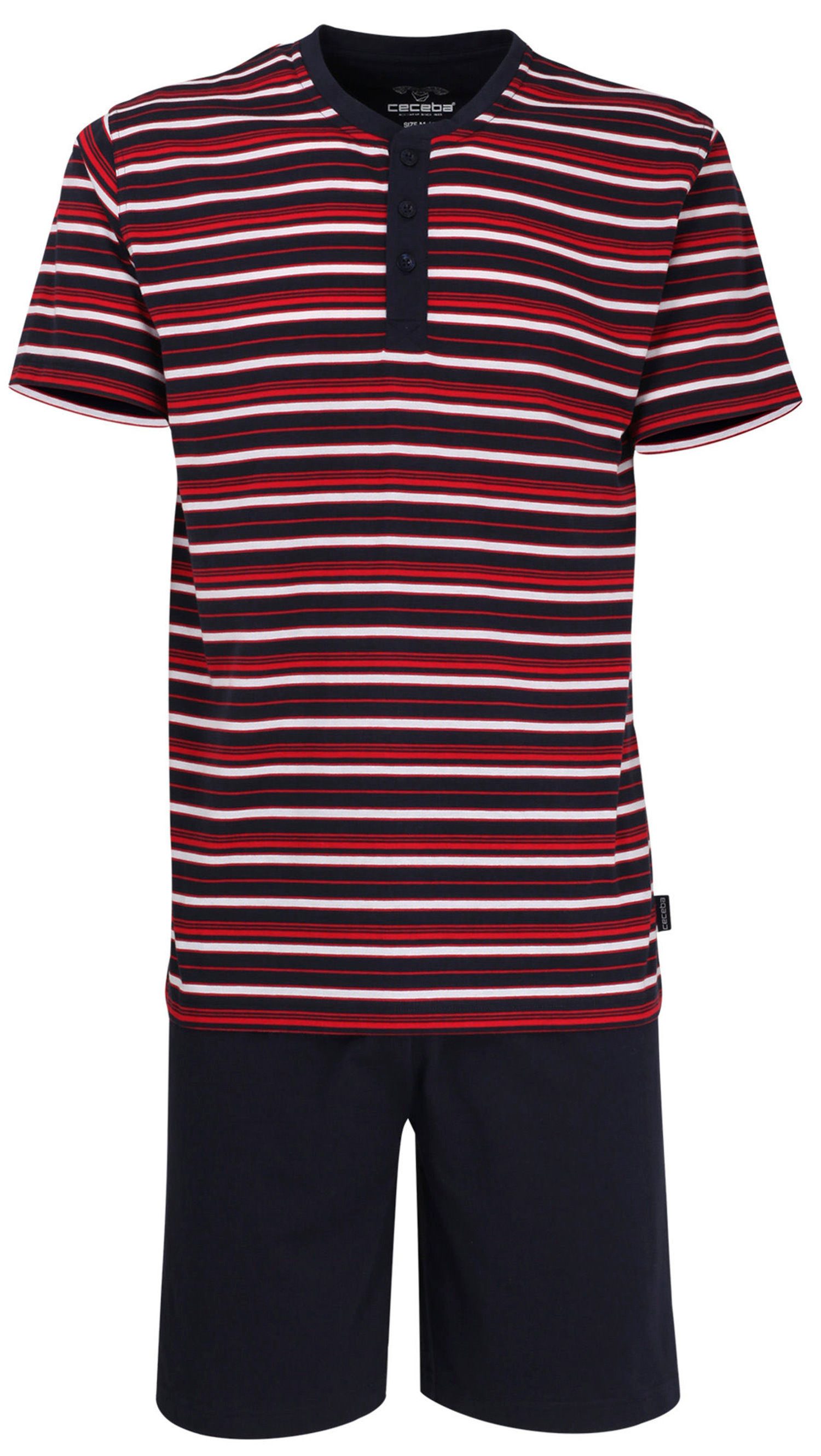 Shorty Herren Schlafanzug kurz