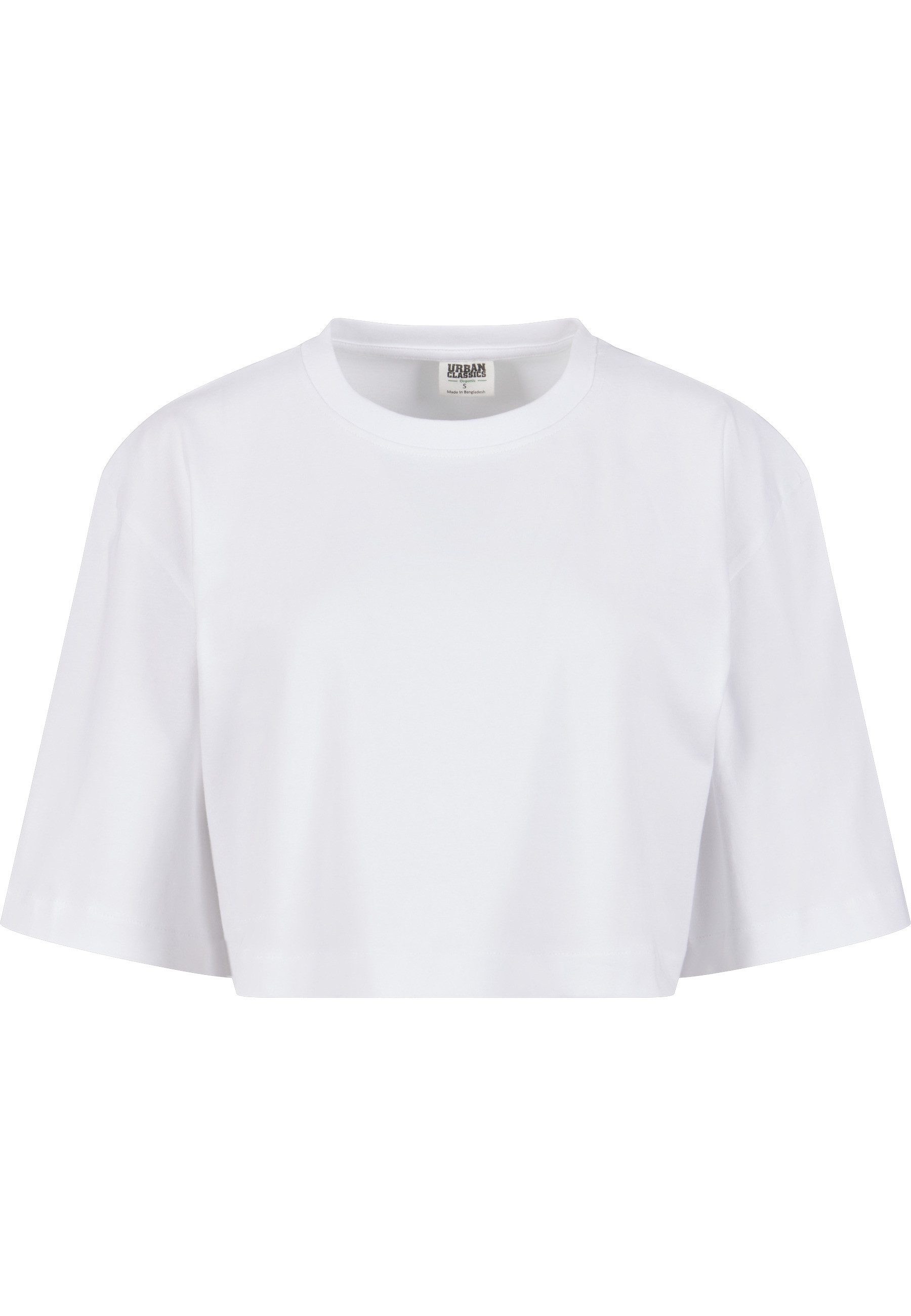 T-Shirt Urban Classics Damen Ladies Heavy Organic Oversized Cropped Tee