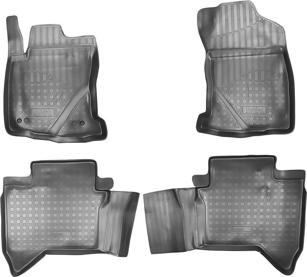 RECAMBO Passform-Fußmatten CustomComforts (4 Toyota perfekte ab Passform Hilux, für 2015, St)