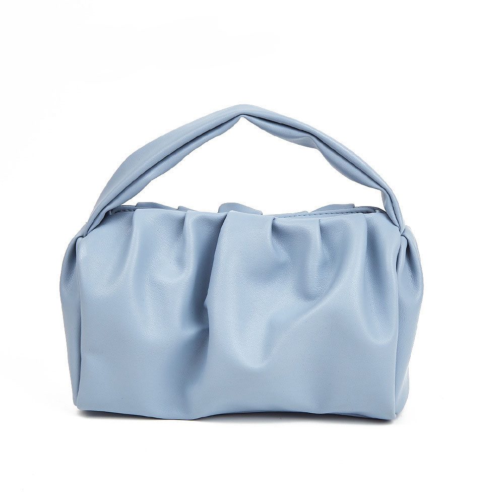 Henkeltasche Weiches, gefaltetes PU-Cloud Bag, Damen Abend Handtasche