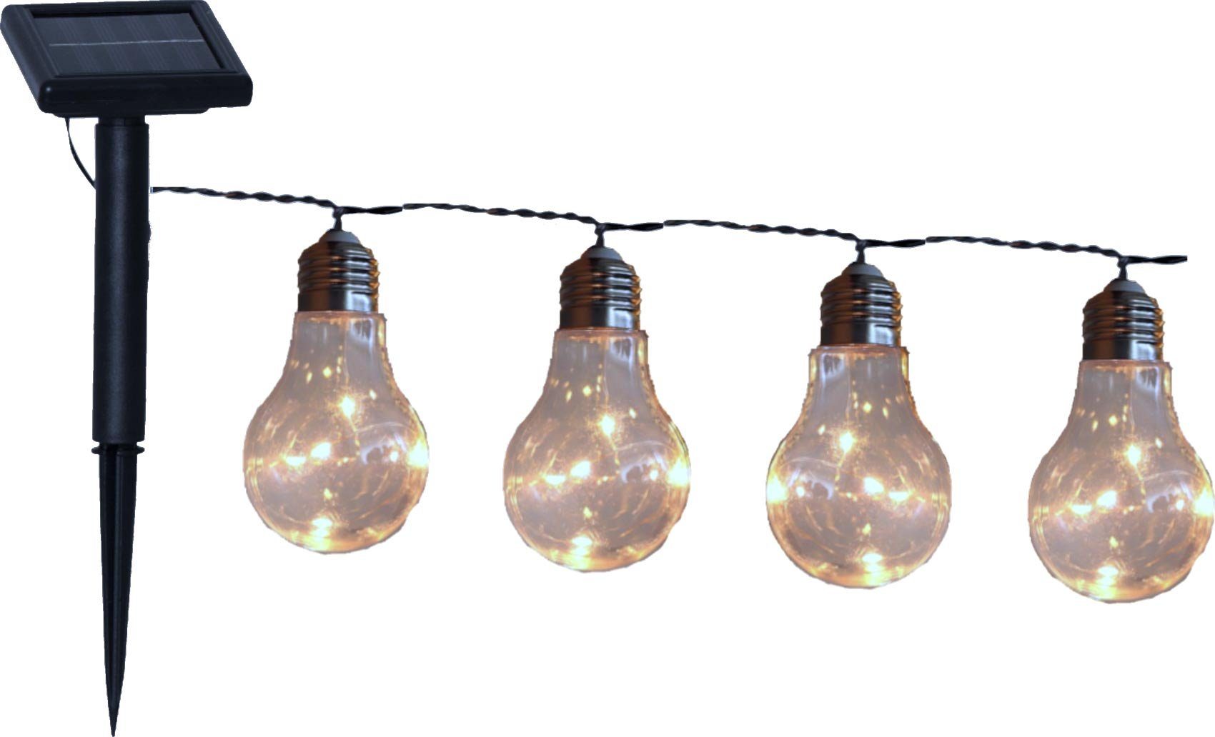 Seasonals LEDLichterkette »MiniBulby«, 50flammig, LED Solar