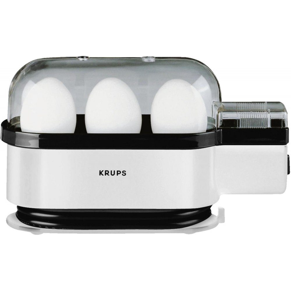 Krups F23470 cuiseur à œufs 3 œufs Noir, Blanc