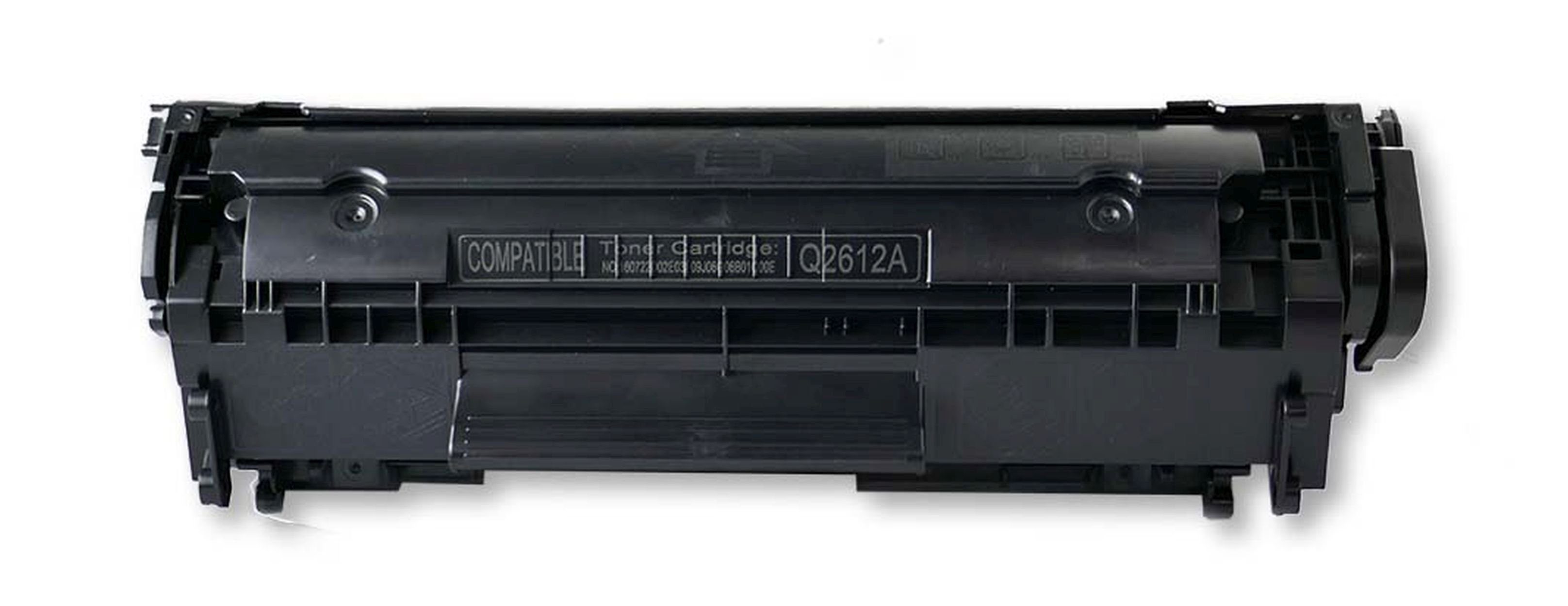 Inbusco Tonerpatrone VIKDO 100% NEUE Tonerkartuschen für HP Q2612A black 1x ..., Q2612A-V-VAR-1x