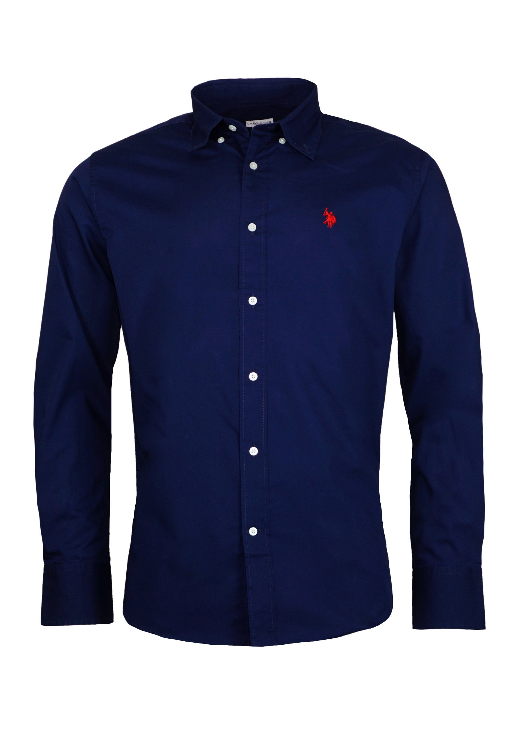 U.S. Polo Assn. Langarmhemd Hemd Popeline Longsleeve Shirt (1-tlg)