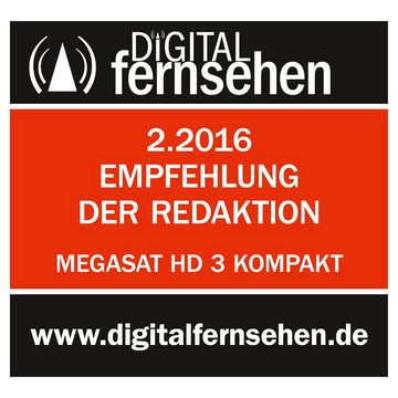 Megasat Satfinder Megasat HD3 HD 3 Kompakt Satmessgerät DVB-S / S2 SD HDTV Messgerät