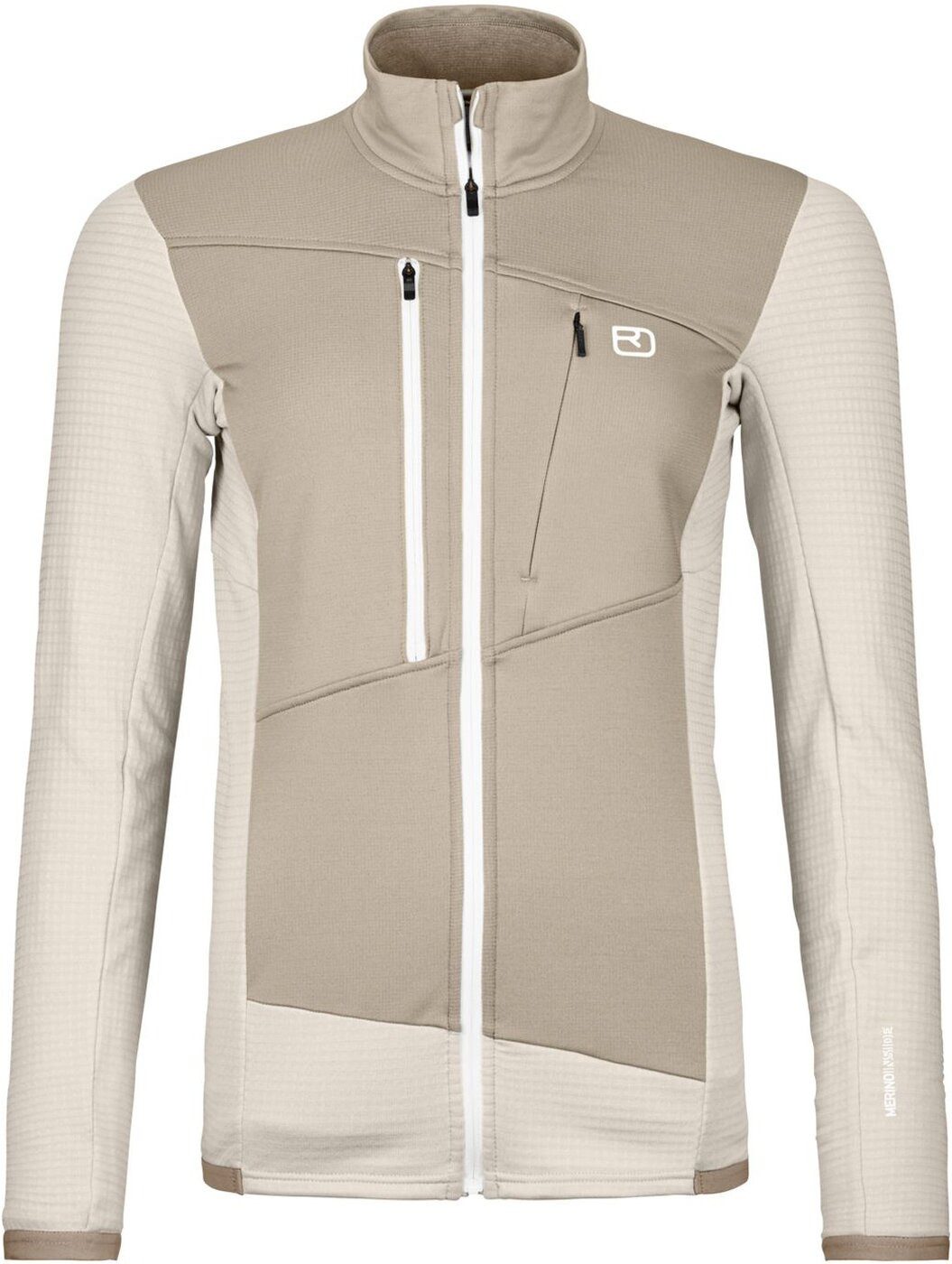 Ortovox Funktionsjacke FLEECE GRID JACKET W WHITE CHALK