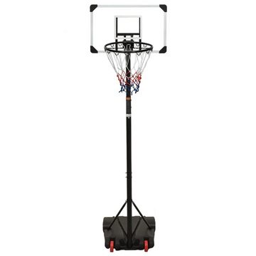 vidaXL Basketballkorb Basketballständer Transparent 216-250 cm Polycarbonat