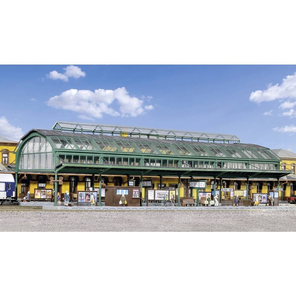 Kibri Modelleisenbahn-Set H0 Bahnsteighalle Bonn 39565