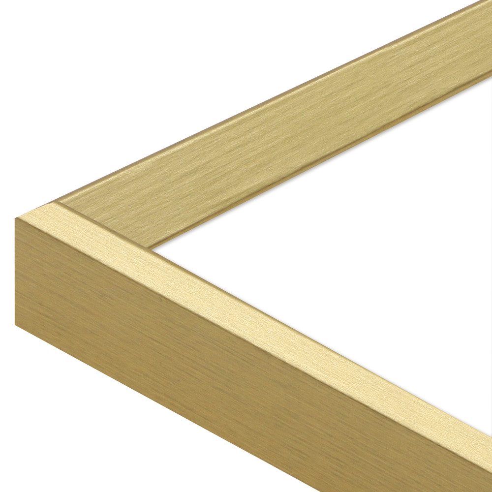 WANDStyle Bilderrahmen H790, Gold, aus Massivholz im Vintage Stil