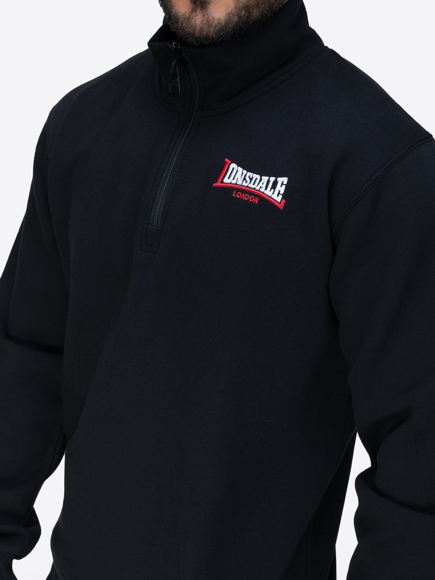 Lonsdale Sweatshirt TROYER NORMALE PASSFORM GRYFFIDAM aus Baumwolle und Polyester, normale Passform – Bild 3 von 5