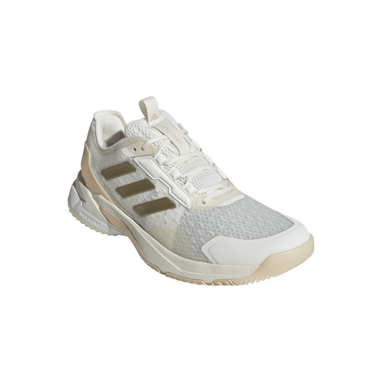 adidas Performance Hallen-Indoorschuhe CrazyFlight 6 weiss/gold Damen Badmintonschuh – Bild 5 von 5