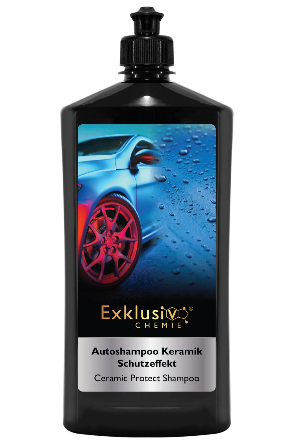 Exklusiv Chemie GmbH Autoshampoo Keramik Schutzeffekt Autoshampoo (Auto Shampoo Konzentrat mit Abperleffekt)