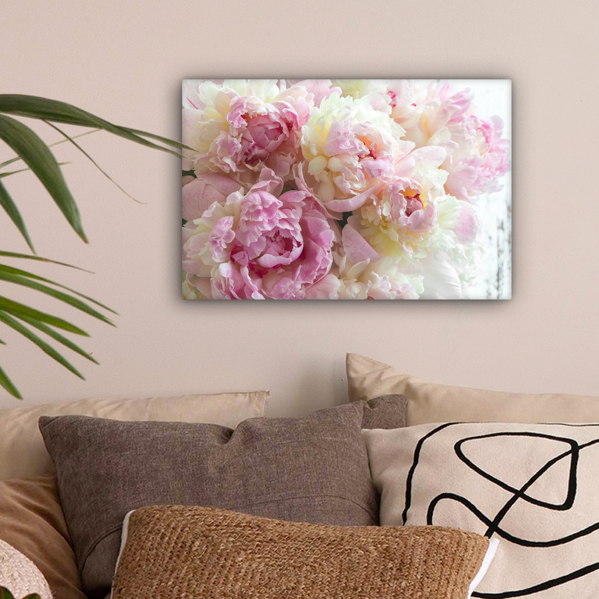 OneMillionCanvasses® Leinwandbild Vintage - Blumen - Rosen - Natur, Fotodru günstig online kaufen