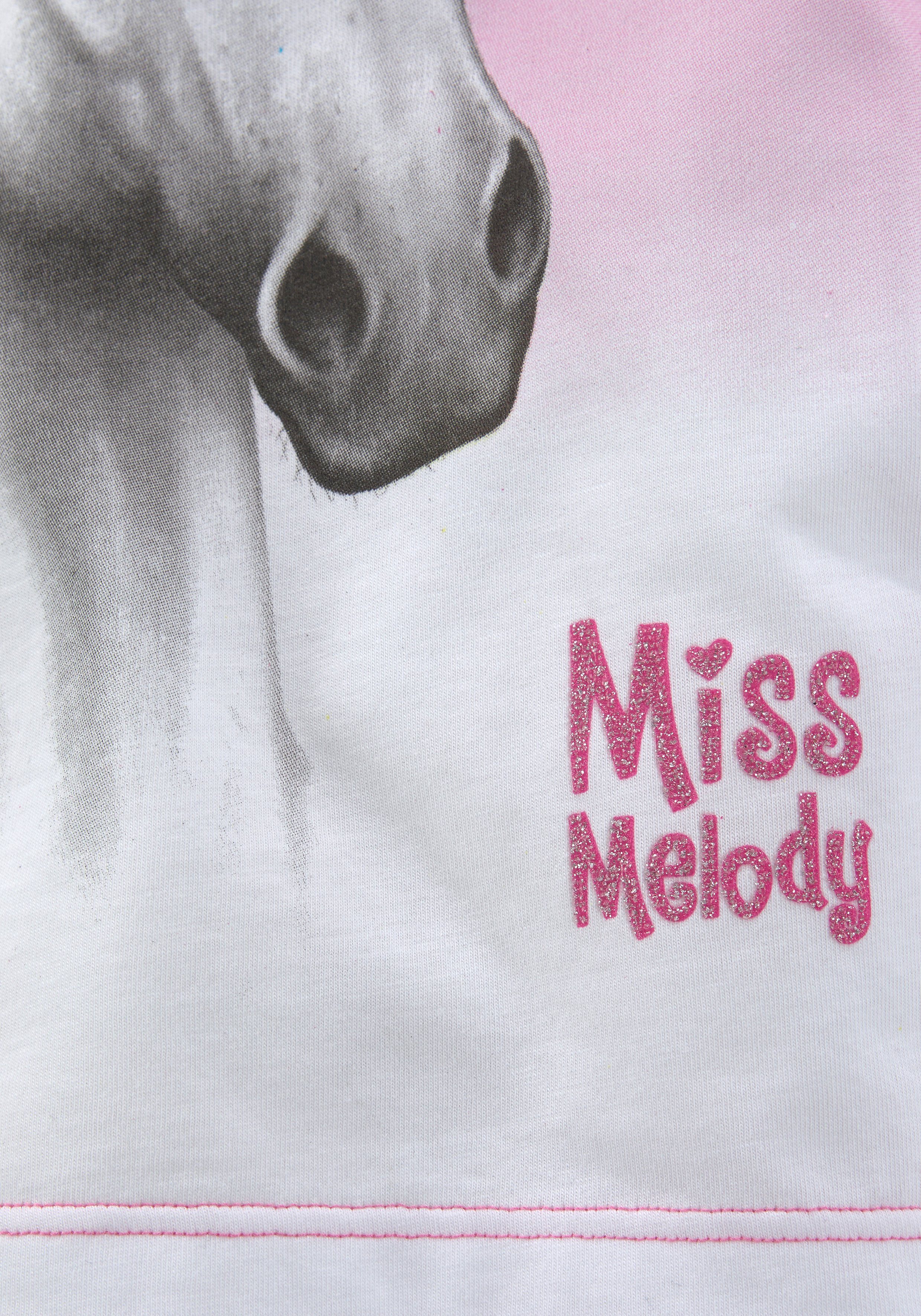 schönem mit Pferdemotiv Miss T-Shirt Melody