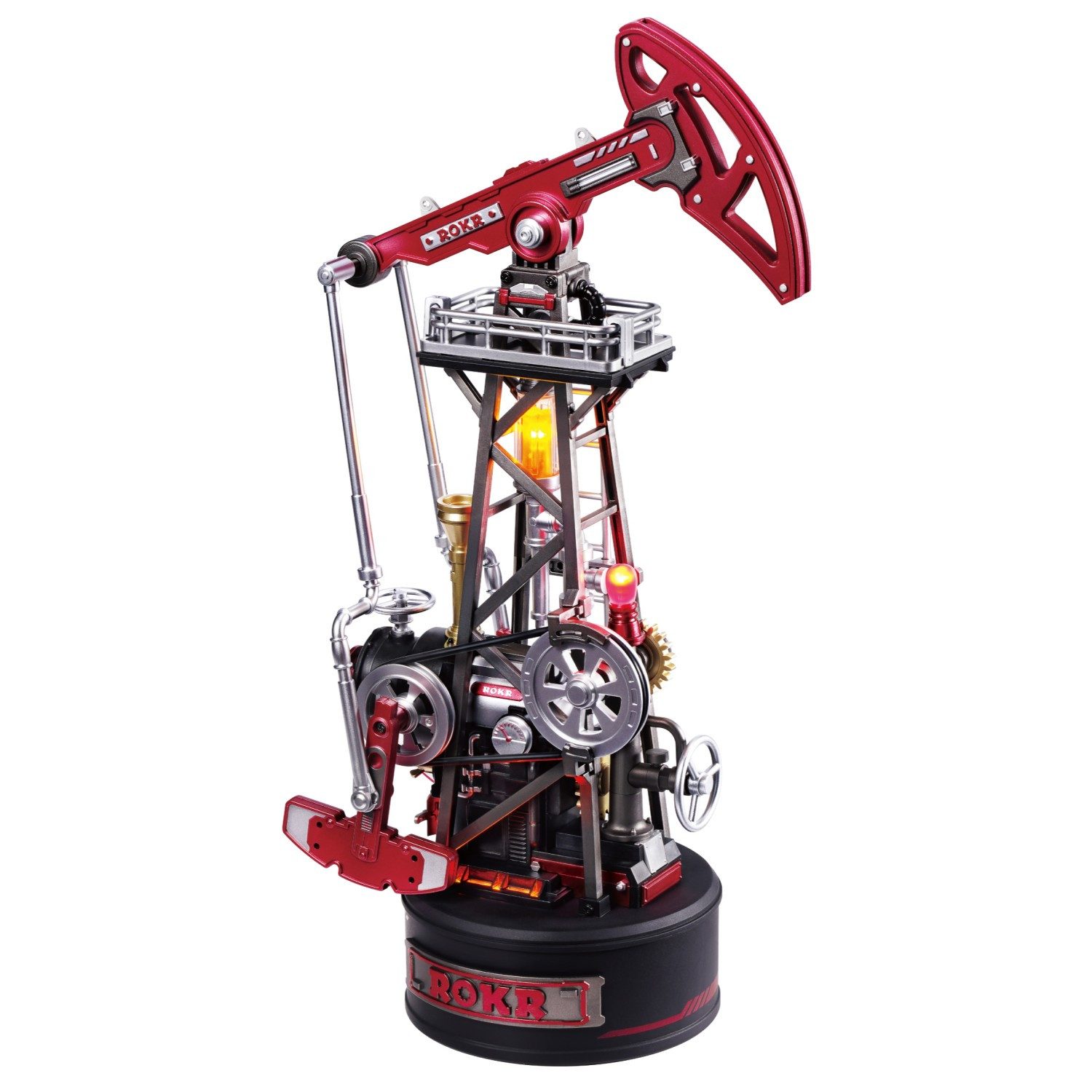 ROKR 3D-Puzzle Industrial City "Oil Extractor", Puzzleteile