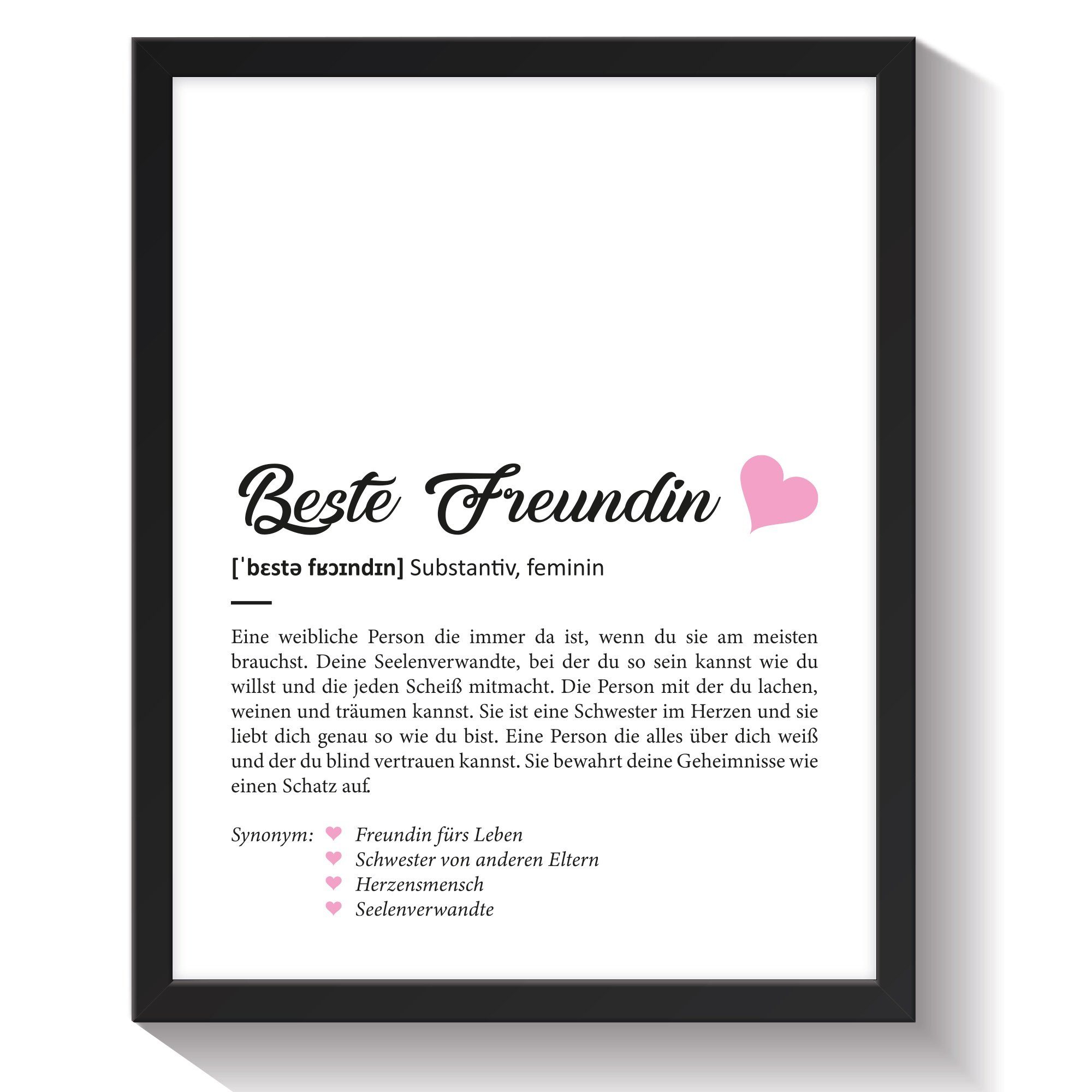 GRAVURZEILE Poster Definition Poster, Kunstdrucke auf günstig online kaufen