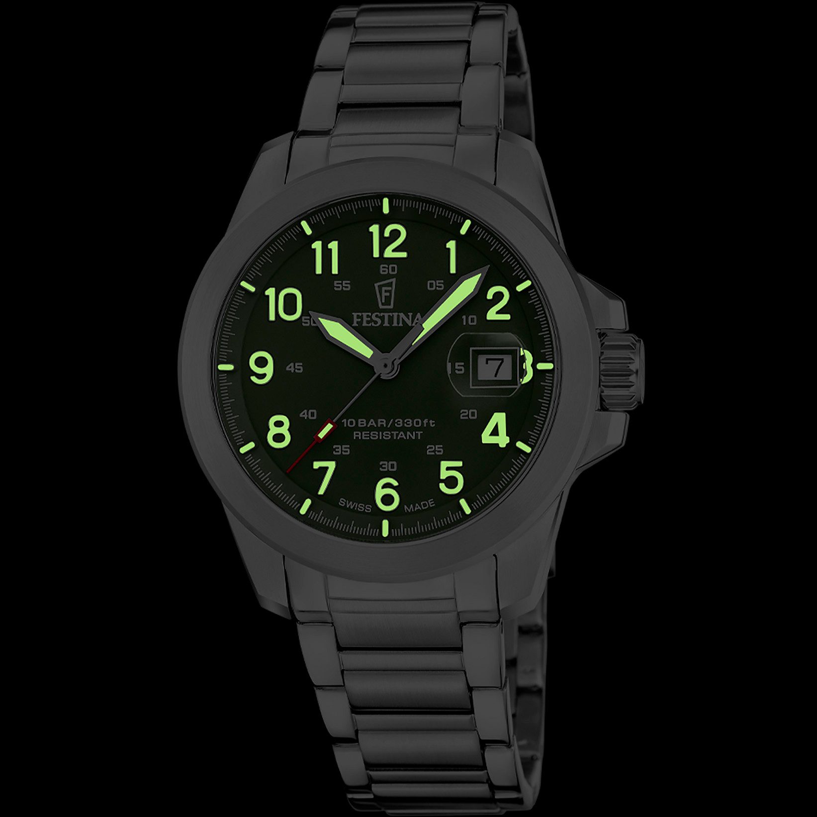 Festina Quarzuhr Field Watches F20081/3, (Set, 3-tlg., Uhr mit Wechselbände günstig online kaufen