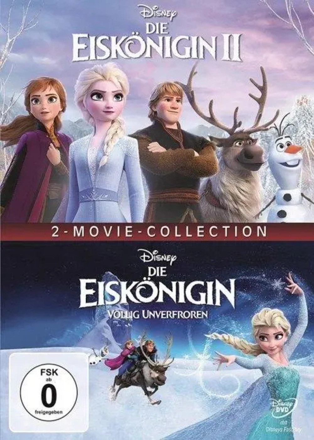 DVD Die Eiskönigin 1+2