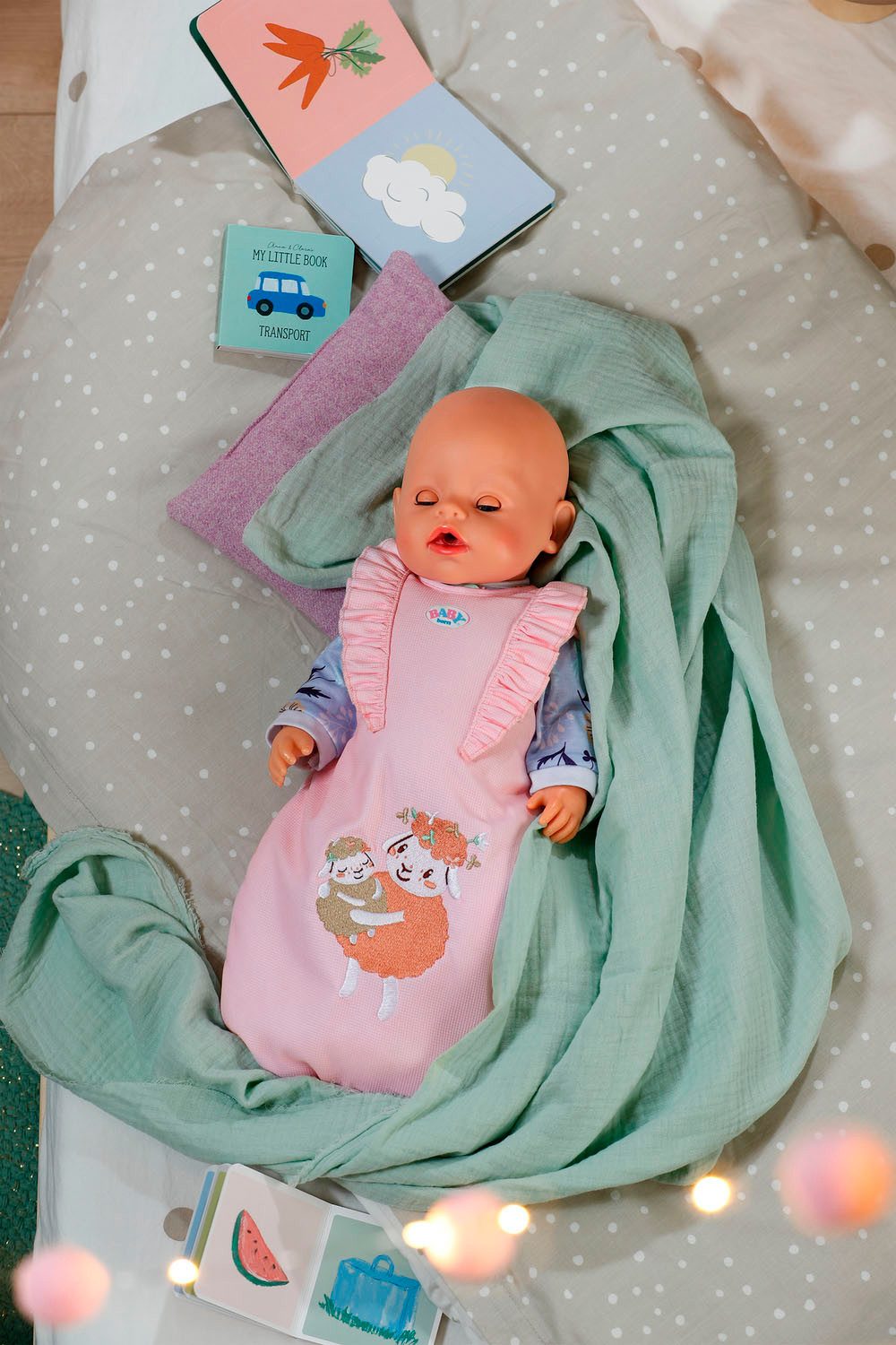 Baby Born Puppen Schlafsack Schlafsack Blumen