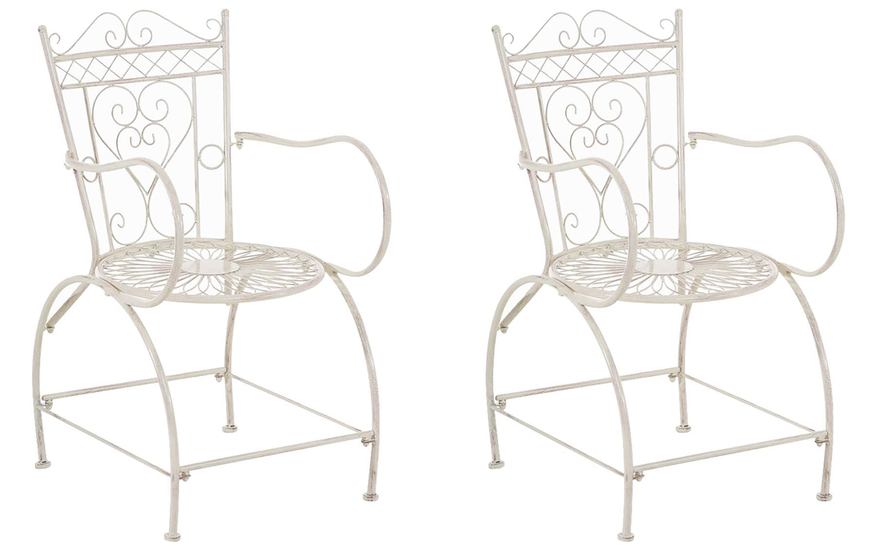CLP Gartenstuhl Sheela (2er Set), handgefertigt, mit Armlehnen