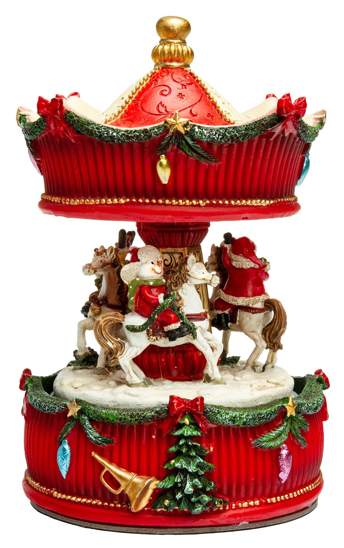 Weihnachtsfigur SIKORA für Pferde Spieldose SD08 Weihnachten Karussell